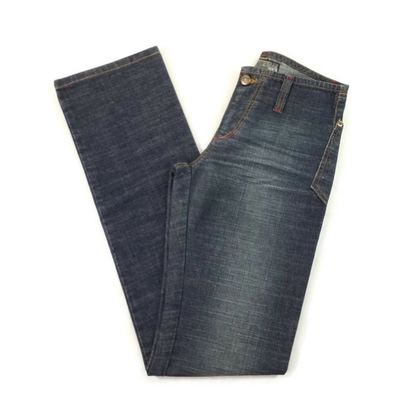 Vintage Joe's Jeans Dark Wash Straight Leg Denim Jeans Womens 26 Sample Jean - Picture 5 of 13